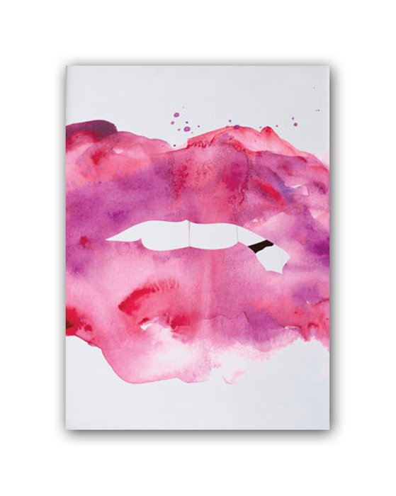 Постер "Pink kiss" А3