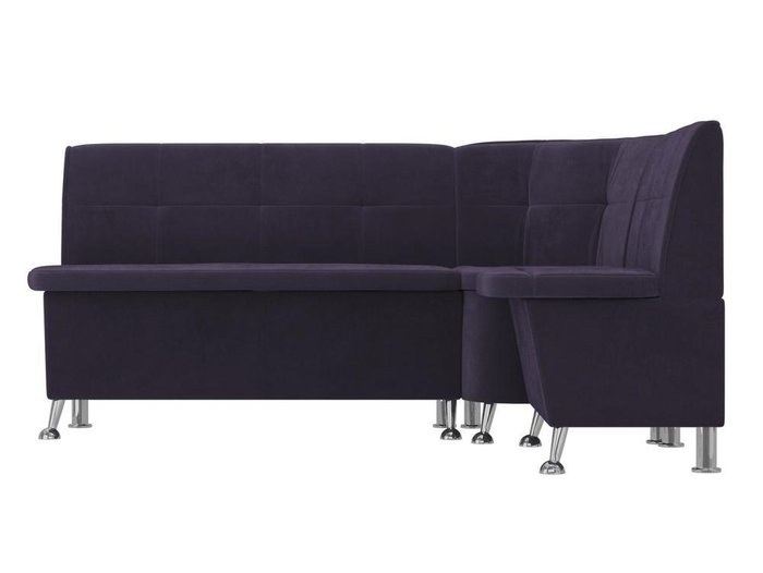 Угловой диван Феникс фиолетового цвета правый угол - купить Угловые диваны по цене 36990.0