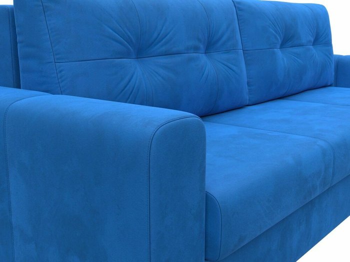 Диван-кровать Лига 031 темно-голубого цвета - лучшие Прямые диваны в INMYROOM