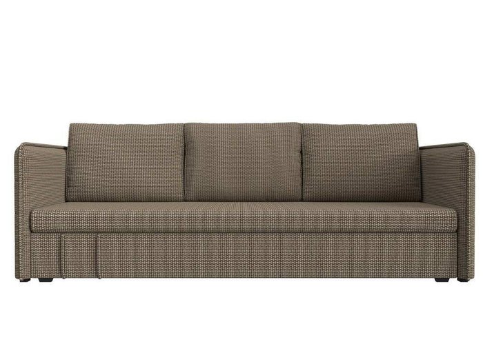 Прямой диван-кровать Слим бежево-коричневого цвета - купить Прямые диваны по цене 24999.0