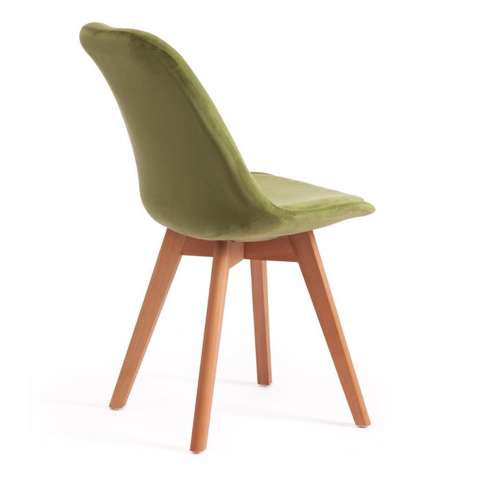 Набор из четырех стульев Tulip зеленого цвета - лучшие Обеденные стулья в INMYROOM