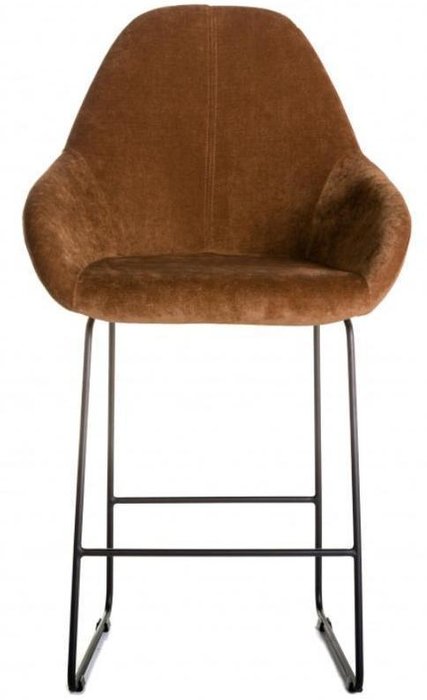 Кресло барное Kent коричневого цвета - лучшие Барные стулья в INMYROOM