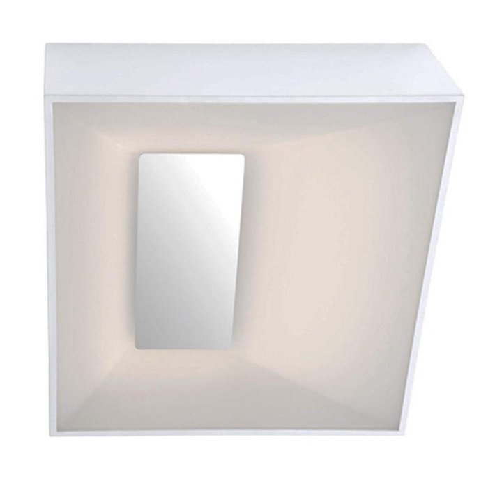 Настенно-потолочный светодиодный светильник Тетрис белого цвета