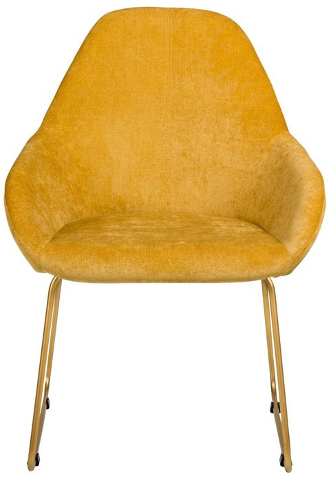 Стул с подлокотниками Kent желтого цвета - купить Обеденные стулья по цене 11090.0