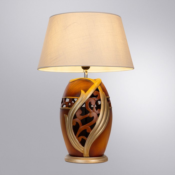 Декоративная настольная лампа Arte Lamp RUBY A4064LT-1BR - купить Настольные лампы по цене 7020.0