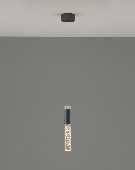 Подвесной светодиодный светильник Ran темно-серого цвета - купить Подвесные светильники по цене 5090.0