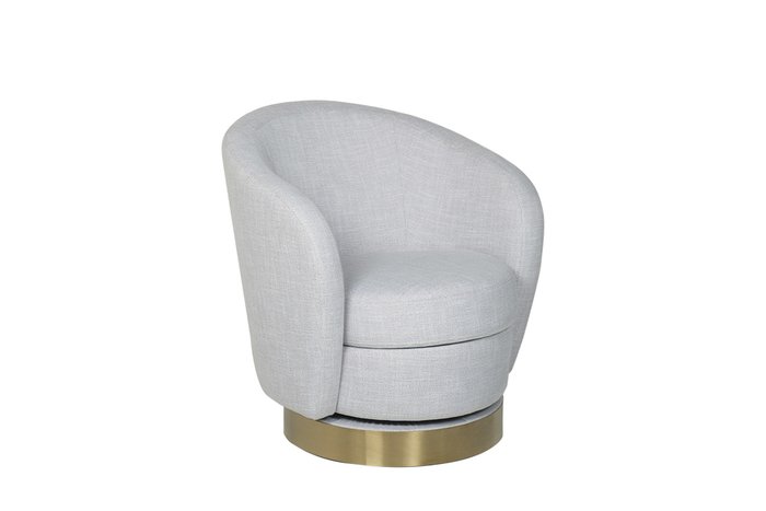 Кресло Napoli светло-серого цвета - купить Интерьерные кресла по цене 60500.0