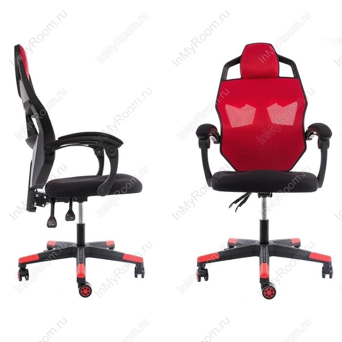 Компьютерное кресло Knight черно-красного цвета - купить Офисные кресла по цене 9790.0
