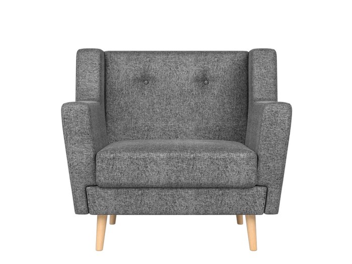 Кресло Брайтон серого цвета - купить Интерьерные кресла по цене 24999.0