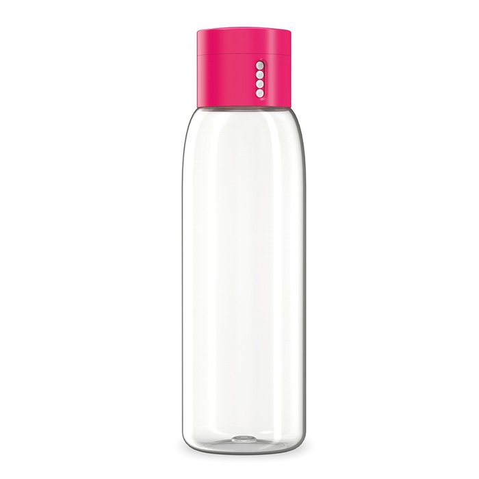 Бутылка для воды Joseph Joseph dot 600 мл розовая - купить Емкости для хранения по цене 1290.0