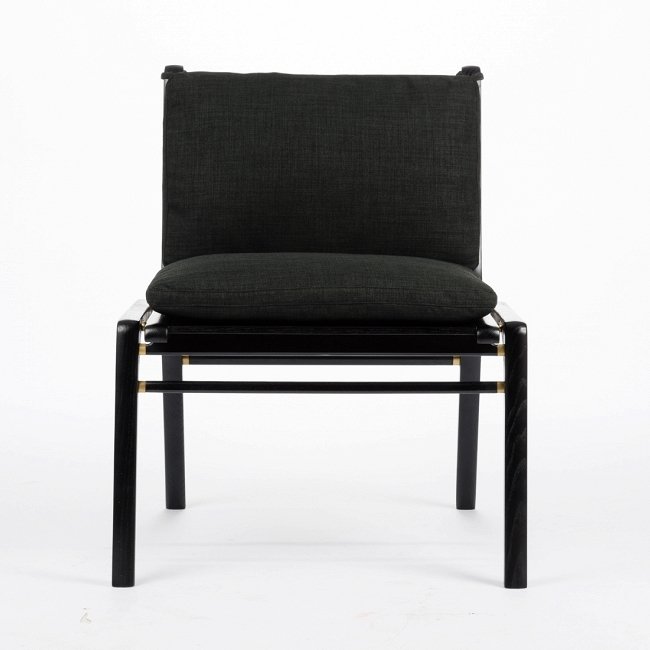 Стул Ren черного цвета без подлокотников - купить Обеденные стулья по цене 63242.0