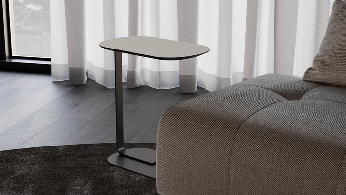 Стол кофейный Side светло-серого цвета - лучшие Кофейные столики в INMYROOM