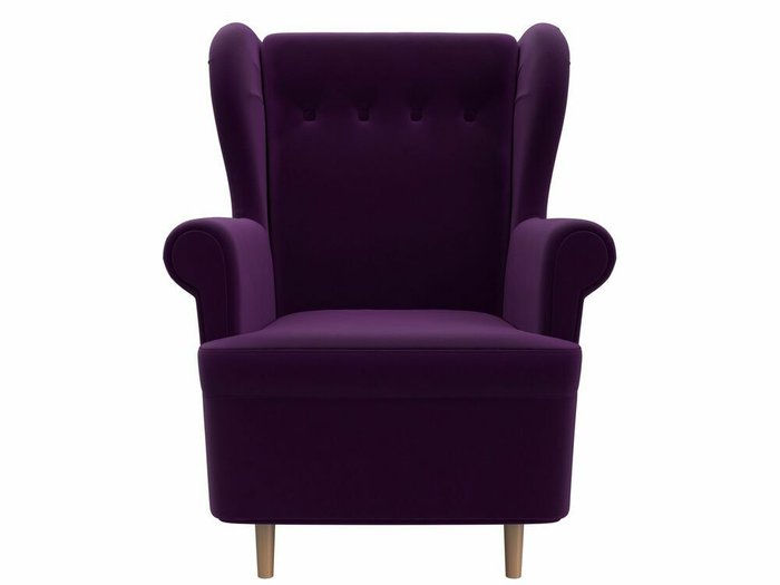 Кресло Торин фиолетового цвета - купить Интерьерные кресла по цене 24999.0