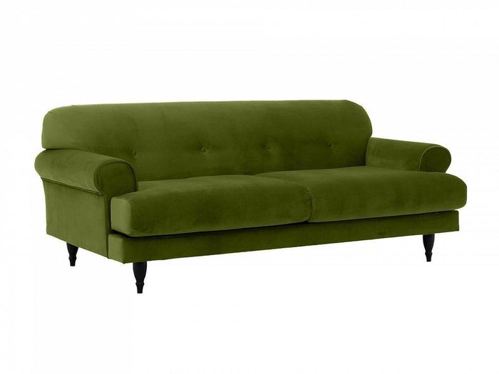 Диван Italia зеленого цвета - купить Прямые диваны по цене 69120.0