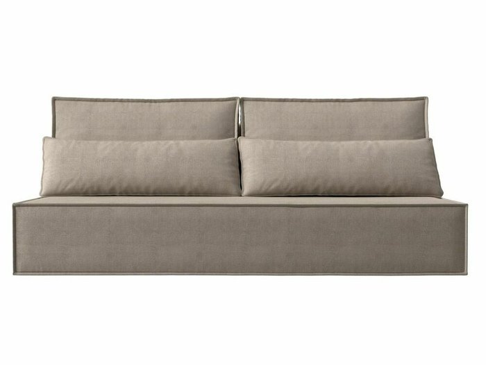 Прямой диван-кровать Фабио Лайт бежевого цвета - купить Прямые диваны по цене 25999.0