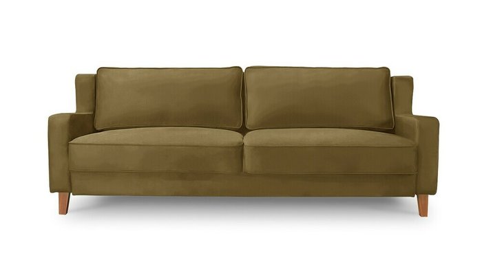 Диван-кровать Неаполь коричневого цвета - купить Прямые диваны по цене 64500.0
