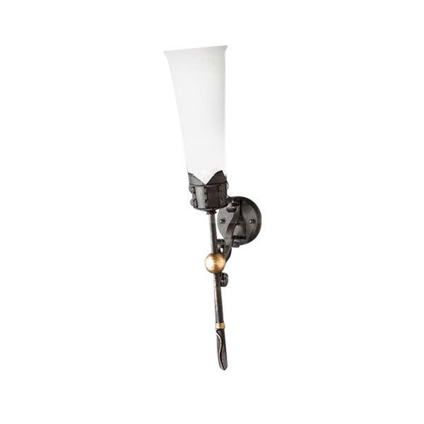 Настенный светильник MM Lampadari с плафоном из стекла