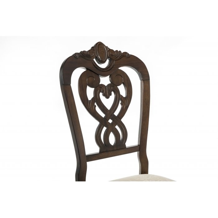 Обеденный стул Rosi cappuccino / brown - лучшие Обеденные стулья в INMYROOM