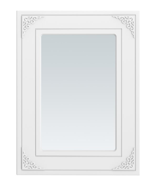 Зеркало настенное Ассоль белого цвета