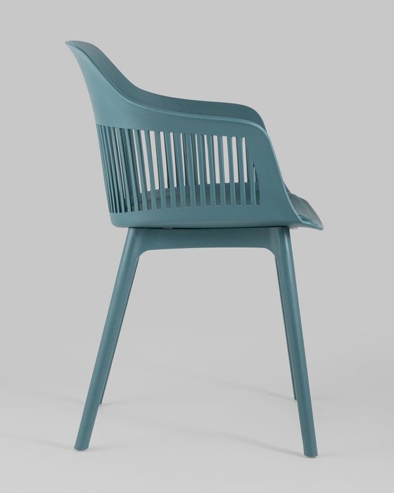 Стул Crocus темно-бирюзового цвета с подушкой - лучшие Обеденные стулья в INMYROOM