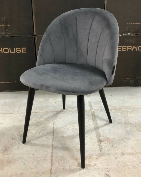 Стул Париж серо-черного цвета - купить Обеденные стулья по цене 4900.0