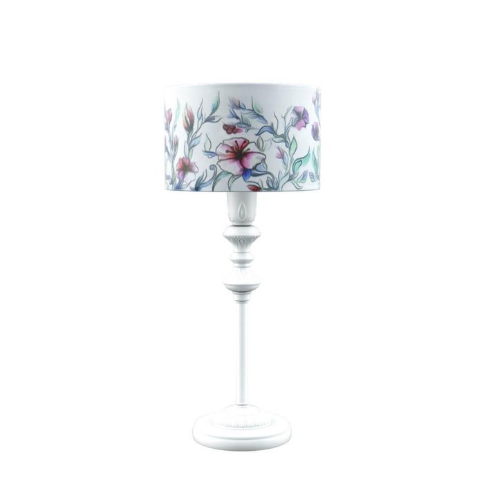 Настольная лампа Provence с абажуром из ткани 