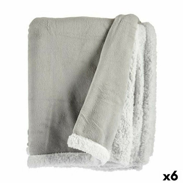 Пледы и покрывала Одеяло Белый Светло-серый 130 x 1 x 170 см (6 штук)