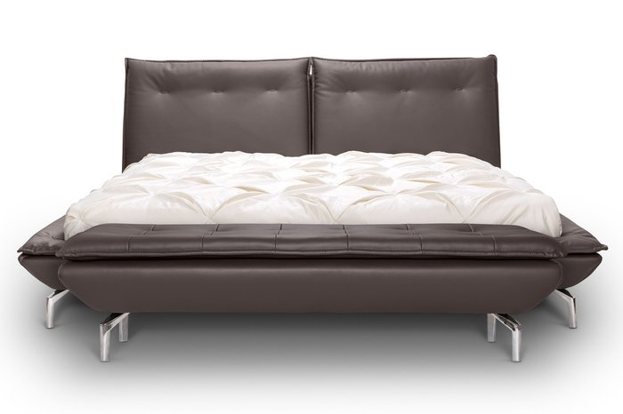 Кровать Morgan с обивкой из кожи 180х200 см