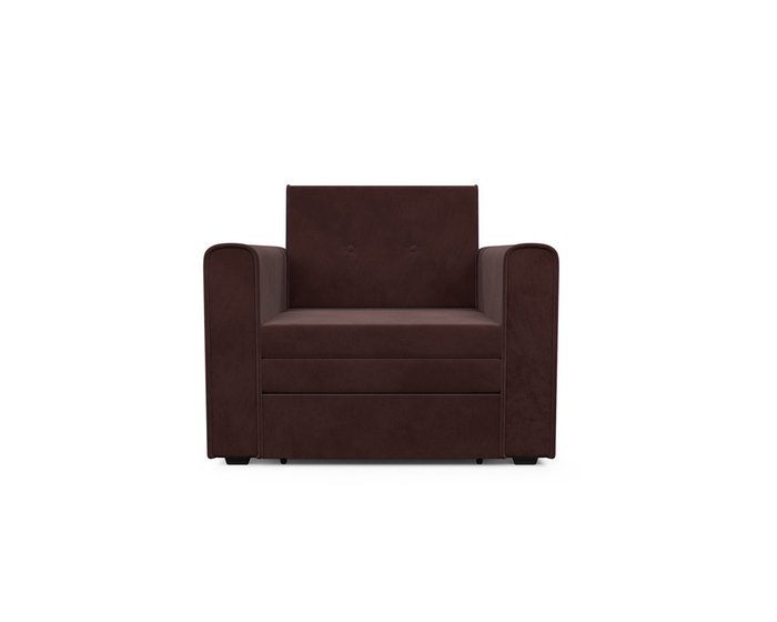Кресло-кровать Санта темно-коричневого цвета - лучшие Интерьерные кресла в INMYROOM