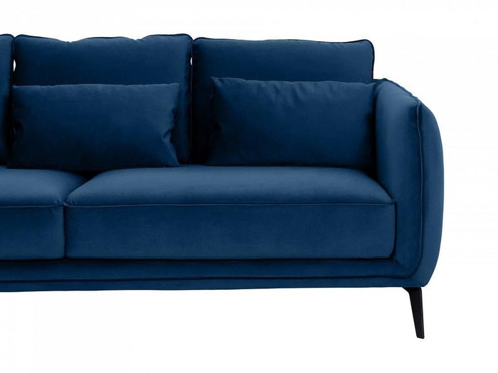 Диван Amsterdam синего цвета - лучшие Прямые диваны в INMYROOM