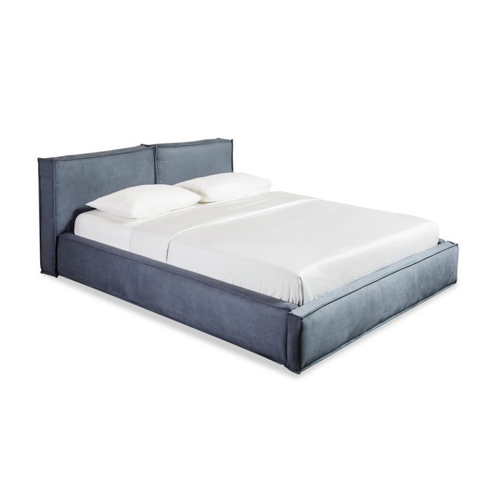 Кровать Alita 160х200 серого цвета с подъемным механизмом