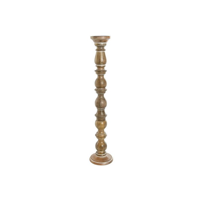 Канделябр Home ESPRIT Коричневый Древесина манго Натуральный романтик 15 x 15 x 76 cm
