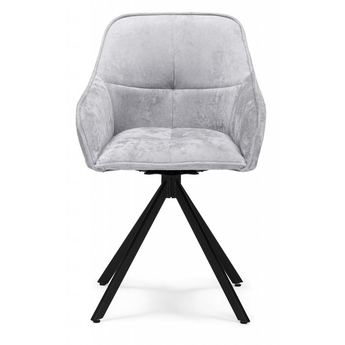 Обеденный стул Дакота серого цвета - лучшие Обеденные стулья в INMYROOM