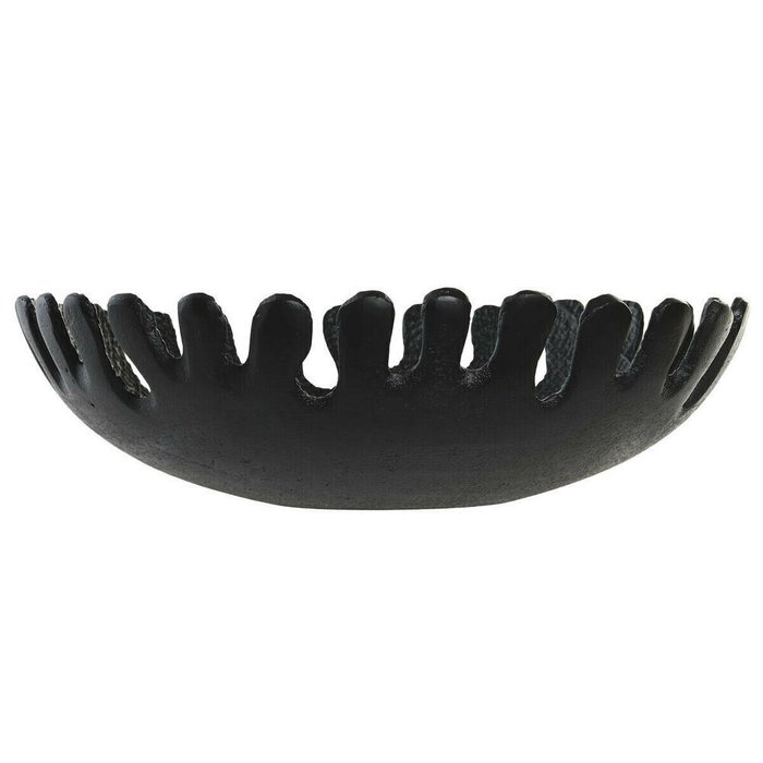 Блюдо DKD Home Decor Чёрный Позолоченный современный 32 x 32 x 9 cm (2 штук) - лучшие Тарелки в INMYROOM