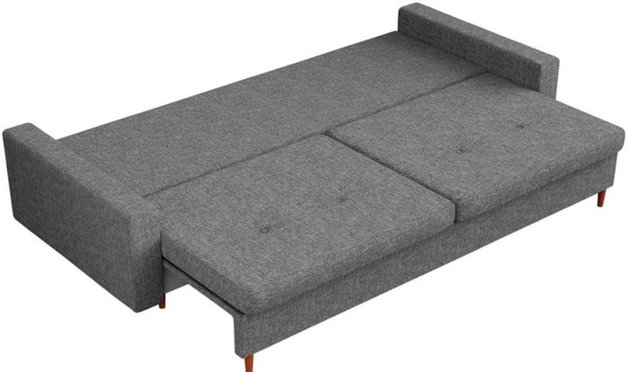 Диван-кровать прямой Белфаст серого цвета - купить Прямые диваны по цене 32586.0