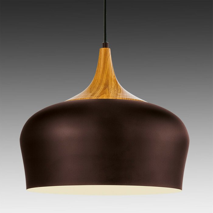 Подвесной светильник Obregon коричневого цвета - купить Подвесные светильники по цене 16490.0