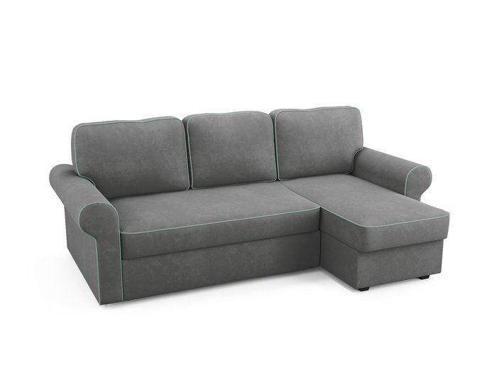 Угловой диван-кровать Tulon серого цвета - купить Угловые диваны по цене 79200.0