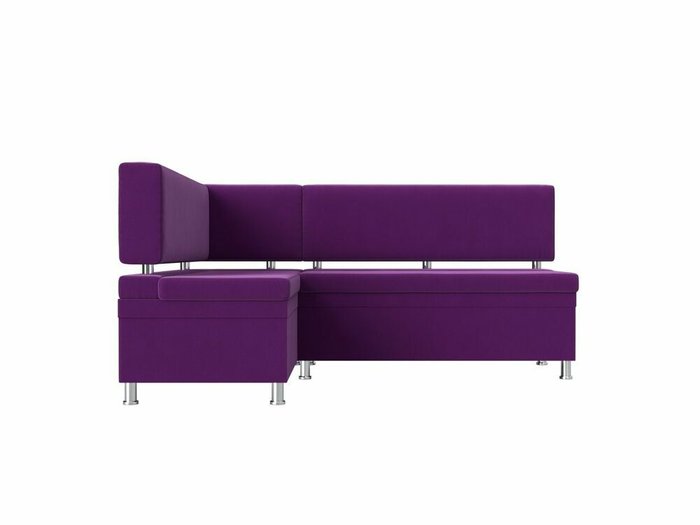 Угловой диван Стайл фиолетового цвета левый угол - купить Угловые диваны по цене 33999.0
