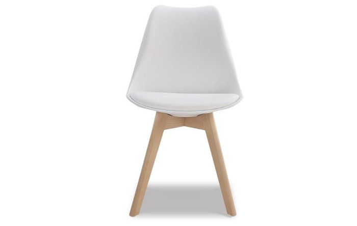 Обеденный стул с белой обивкой - купить Обеденные стулья по цене 6800.0