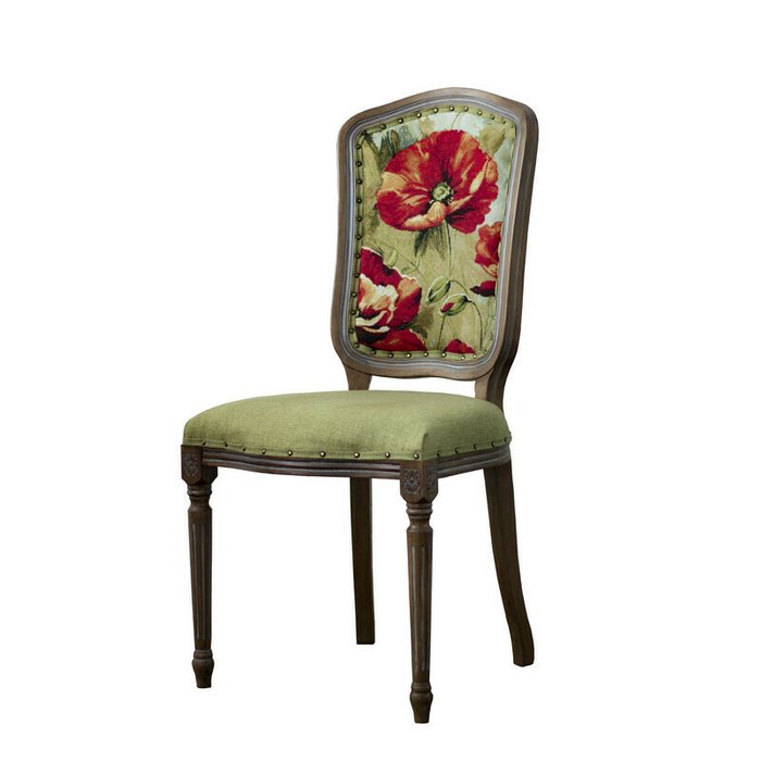 Стул Маки зеленого цвета - купить Обеденные стулья по цене 20832.0