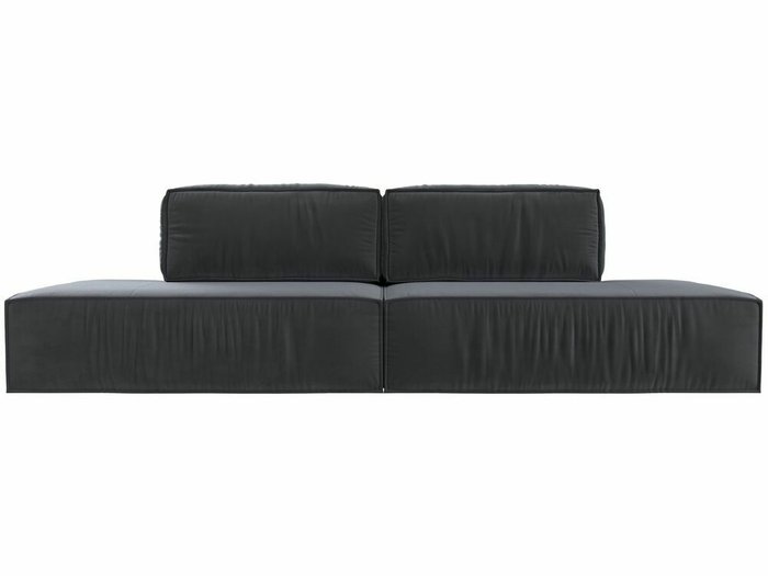 Прямой диван-кровать Прага лофт серого цвета - купить Прямые диваны по цене 75999.0