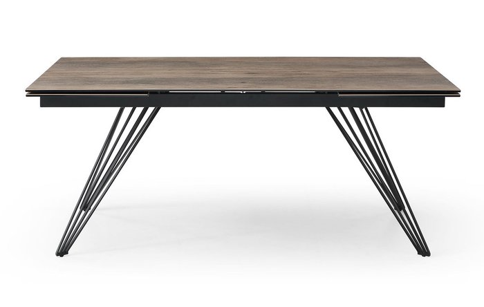Обеденный раскладной стол Parma М коричневого цвета - купить Обеденные столы по цене 100870.0