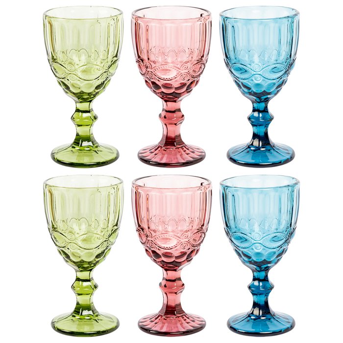 Набор из шести стеклянных бокалов Дольче - купить Бокалы и стаканы по цене 3700.0