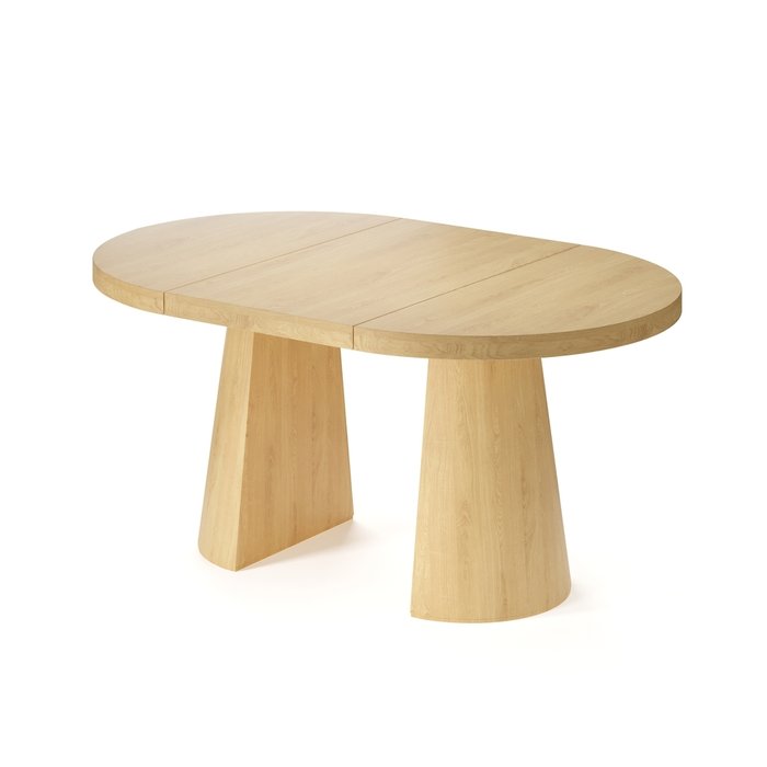 Обеденный стол раздвижной Кастра ХL бежевого цвета - купить Обеденные столы по цене 206595.0