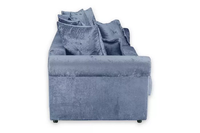 Диван-кровать Мерсер Премиум синего цвета - купить Прямые диваны по цене 99999.0