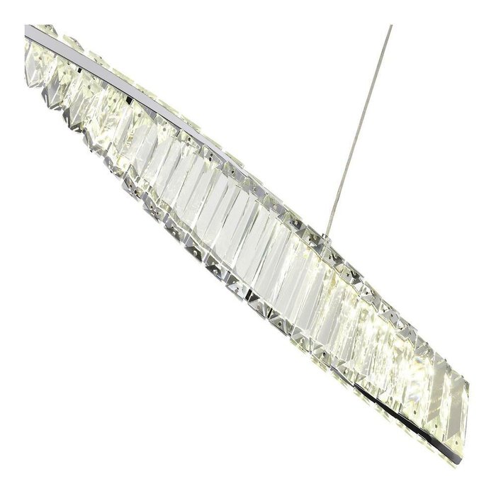 Светильник подвесной ST-Luce Хром/Прозрачный LED 1*21W 3000K ELICA - лучшие Подвесные люстры в INMYROOM