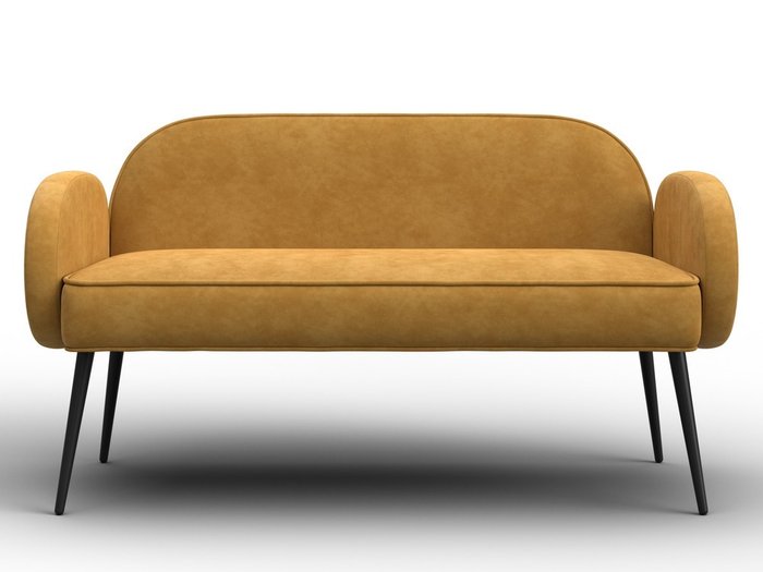 Диван Лига-086 желтого цвета - купить Прямые диваны по цене 30990 Диван Лига-086 желтого цвета - купить Прямые диваны по цене 30990