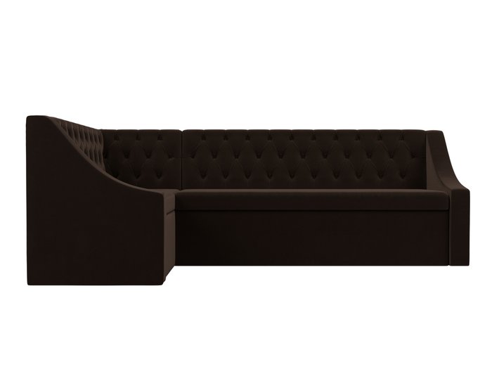 Угловой диван-кровать Мерлин коричневого цвета левый угол - купить Угловые диваны по цене 48999.0