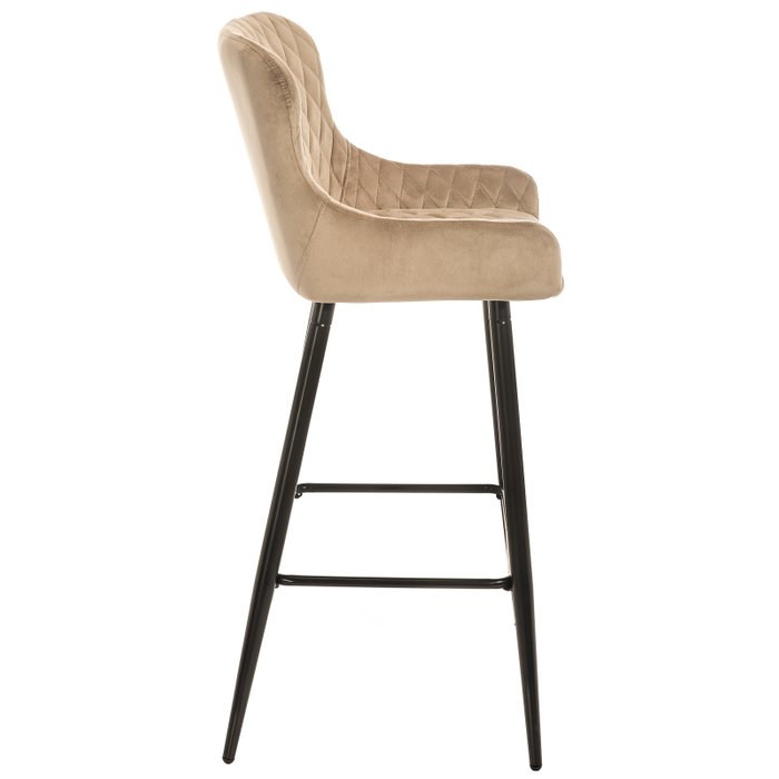 Барный стул Mint темно-бежевого цвета - лучшие Барные стулья в INMYROOM