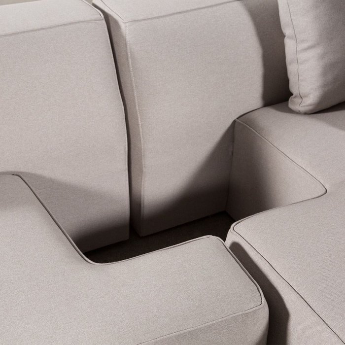 Модульный диван Goff белого цвета - лучшие Угловые диваны в INMYROOM
